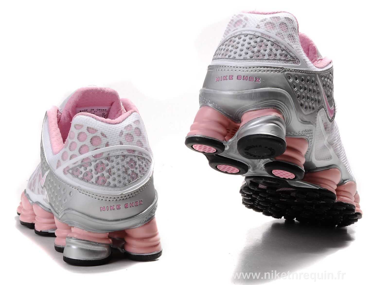 les femmes argente et rose Nike Shox TL3 (2).JPG